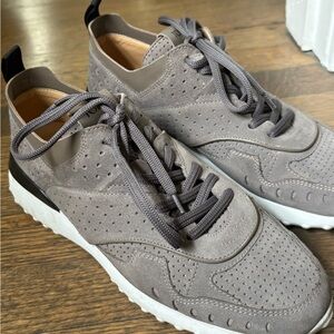 Tod's Gray Suede Sneakers